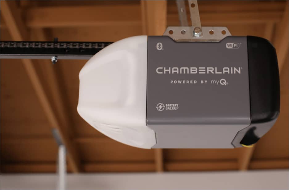 chamberlain garage door opener reset