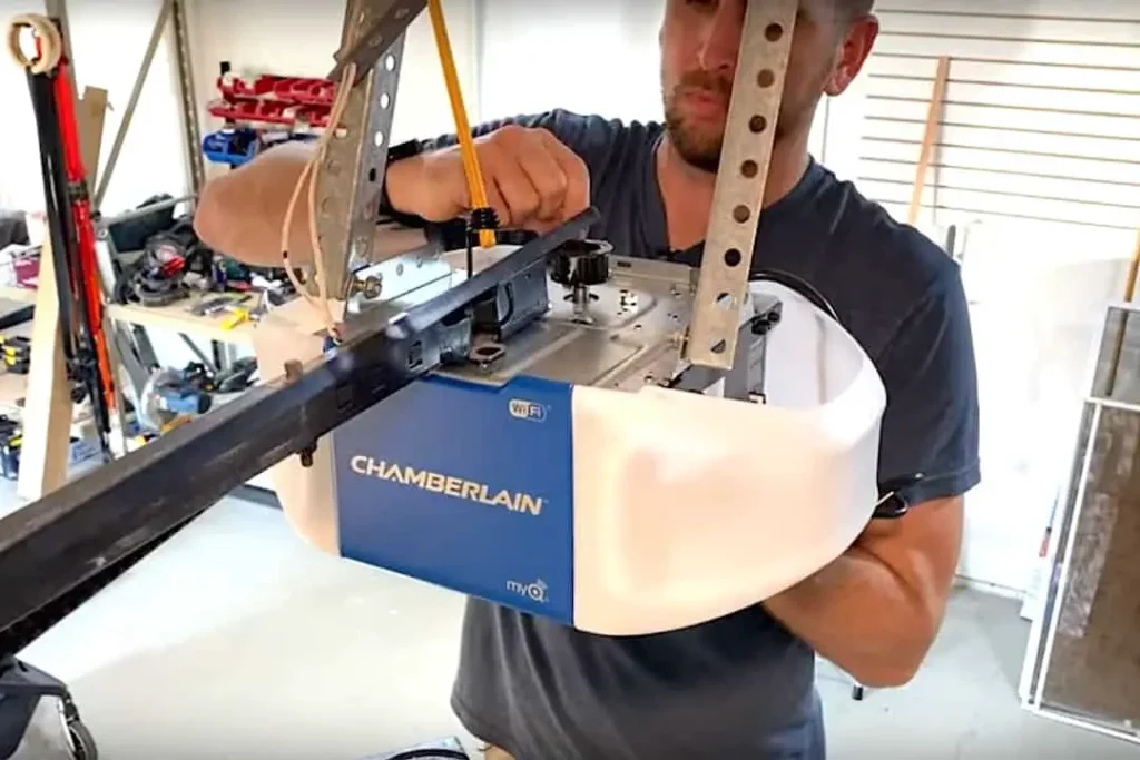 chamberlain garage door opener reset